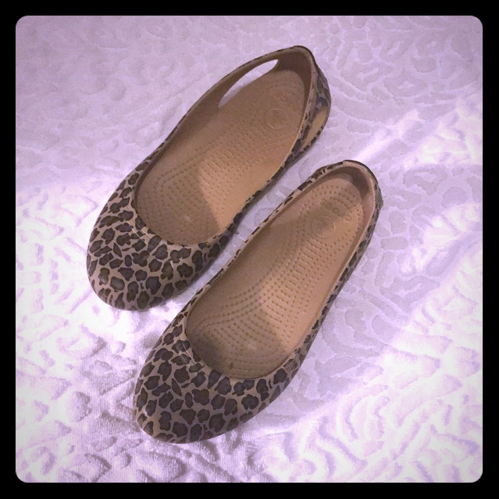 Crocs Leopard Kadee Work Flat